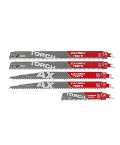 Набор сабельных полотен CARBIDE: 2xAX 230мм, 3xTorch 150/230мм, фото  | SNABZHENIE.com.ua