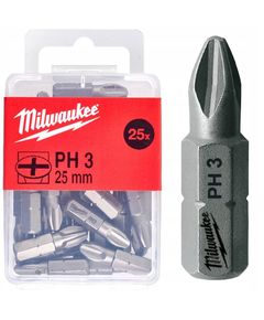 Насадка Milwaukee PH3 25 мм, 25 шт., фото  | SNABZHENIE.com.ua