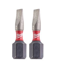 Насадка Milwaukee SHOCKWAVE SL0,8x5,5мм 25мм (2 шт) для дрели, фото  | SNABZHENIE.com.ua