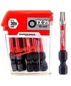 Насадка Milwaukee SHOCKWAVE TX25 50мм (10 шт), фото  | SNABZHENIE.com.ua
