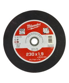 Отрізний диск SCS 41/230x1,9 мм MILWAUKEE – висока якість різання, фото  | SNABZHENIE.com.ua