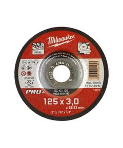 Ріжучий диск SCS 42/125x3 PRO+ для болгарки MILWAUKEE, фото  | SNABZHENIE.com.ua
