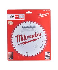 Диск пильный Milwaukee 184x5/8x2,1мм, 40 зубьев, THIN KERF, фото  | SNABZHENIE.com.ua