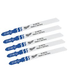 Полотна для лобзика T101A Bi-Metal 75мм (5 шт) MILWAUKEE 4932274651, фото  | SNABZHENIE.com.ua
