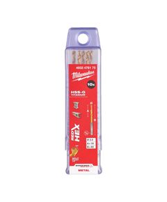 Сверло по металлу RedHEX HSS-G TiN 2,5 мм, 10 шт. MILWAUKEE 4932478175, фото  | SNABZHENIE.com.ua