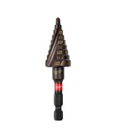 Сверло ступенчатое SHOCKWAVE 4-20мм, Impact Duty MILWAUKEE, 2мм шаг, фото  | SNABZHENIE.com.ua