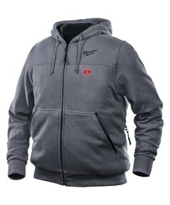 Толстовка с подогревом MILWAUKEE M12 HHBL3-0 (XL) серая, фото  | SNABZHENIE.com.ua