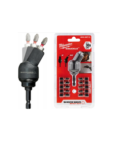 Угловая насадка KNUCKLE™ SHOCKWAVE™ с 10 битами MILWAUKEE, фото  | SNABZHENIE.com.ua