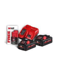 Энергокомплект M18 HNRG-302 (2шт, з/у M12-18FC) + Аккумулятор M12 B2 MILWAUKEE, фото  | SNABZHENIE.com.ua