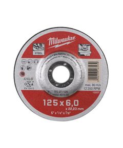 Шлифовальный диск по металлу SG 27/125х6 MILWAUKEE 4932451482, фото  | SNABZHENIE.com.ua