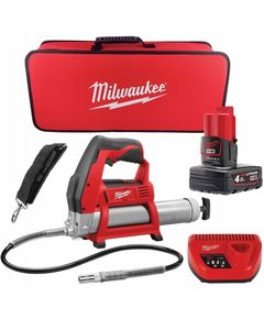 Шприц для змазки MILWAUKEE M12 GG-401B (Li-Ion 4Ач) 4933441675, фото  | SNABZHENIE.com.ua