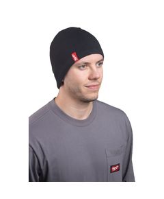 Шапка MILWAUKEE черная BNI BL, фото  | SNABZHENIE.com.ua