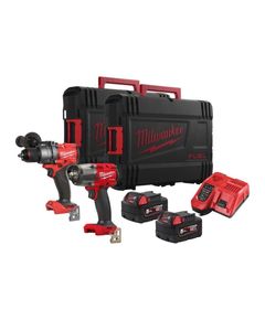 Набір акумуляторних інструментів Milwaukee M18FPP2F3-502X для професіоналів, фото  | SNABZHENIE.com.ua