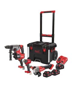 Набор аккумуляторных инструментов Milwaukee M18 FPP4C-555T, фото  | SNABZHENIE.com.ua
