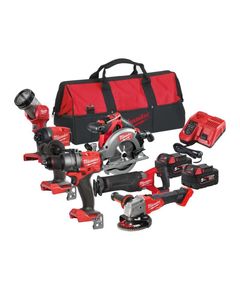 Набор аккумуляторных инструментов Milwaukee M18FPP6E3-502B, 6 шт., фото  | SNABZHENIE.com.ua