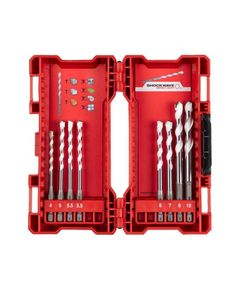 Набор универсальных сверл HEX 8 шт. (4-10 мм) MILWAUKEE 4932471113, фото  | SNABZHENIE.com.ua