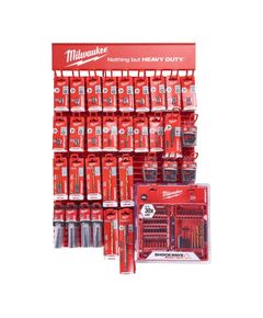 Набор бит и сверел SHOCKWAVE RED RACK MILWAUKEE 4932451317 43 шт., фото  | SNABZHENIE.com.ua