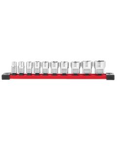 Набор дюймовых торцевых головок 3/8" - 10 шт. MILWAUKEE 4932492508, фото  | SNABZHENIE.com.ua