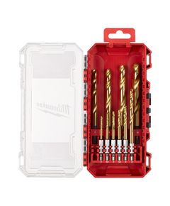 Набір сверел по металу RedHEX HSS-G TiN 3-10 мм (10 шт) PACKOUT, фото  | SNABZHENIE.com.ua