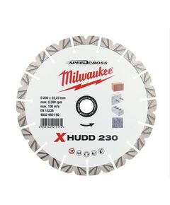 Алмазный диск SPEEDCROSS XHUDD 230 мм для бетона и керамогранита MILWAUKEE, фото  | SNABZHENIE.com.ua