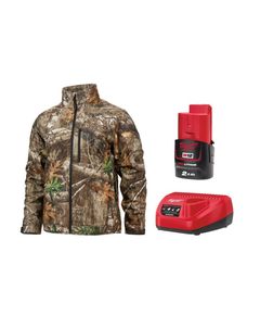Куртка с подогревом XXL MILWAUKEE M12 HJCAMO6-201 с зарядкой и аккумулятором, фото  | SNABZHENIE.com.ua