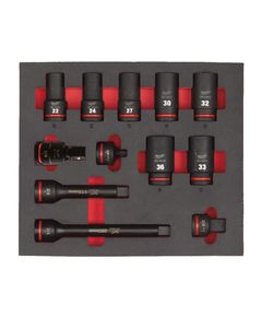Набор ударных торцевых головок 3/4" 12 ед. MILWAUKEE 4932493398, фото  | SNABZHENIE.com.ua