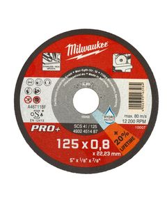 Круг отрезной Pro+ SCS 42 125x0.8мм MILWAUKEE 4932498201, фото  | SNABZHENIE.com.ua