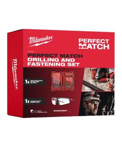 Набор бит Milwaukee SHOCKWAVE (39 шт.) + очки Perfect Match Deal, фото  | SNABZHENIE.com.ua
