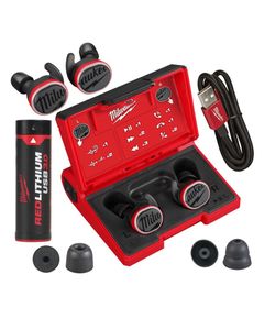 Наушники Milwaukee REDLITHIUM L4 RLEPB-301 з Bluetooth та захистом слуху, фото  | SNABZHENIE.com.ua