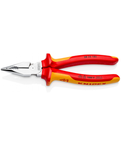Подовжені пасатижі KNIPEX 08 26 185, діелектричні, для безпеки роботи, фото  | SNABZHENIE.com.ua