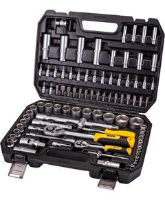 Набір ключів та насадок торцевих MASTERTOOL CrV 1/4 та 1/2 94 шт 78-5094, фото  | SNABZHENIE.com.ua