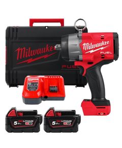 Гайковерт MILWAUKEE 1/2 (1491 Нм) с пином M18 FHIW2F12-502X, фото  | SNABZHENIE.com.ua