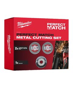 Набор абразивных дисков PRO+ 125x1 мм с гайкой Fixtec, MILWAUKEE 4932492888, фото  | SNABZHENIE.com.ua