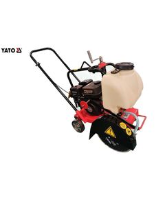 Бензоріз по бетону YATO на колесах, двигун 6 к.с., диск 30-35 см, глибина 11 см, фото  | SNABZHENIE.com.ua
