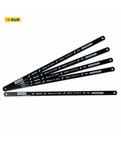 Полотно ножовочное S&R Meister 300 мм 24 TPI по металлу, 5 шт., фото  | SNABZHENIE.com.ua
