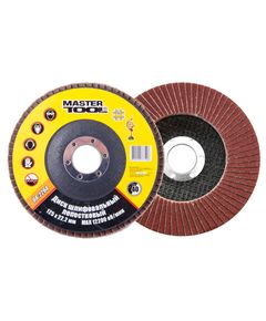 Шлифовальный диск лепестковый MASTERTOOL Т27 125x22 мм, зерно 40, фото  | SNABZHENIE.com.ua