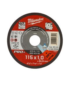Отрезной диск MILWAUKEE SCS 41/115x1 PRO+ (1 шт) 4932451484, фото  | SNABZHENIE.com.ua