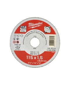 Отрезной диск MILWAUKEE SCS41/115X1,5, фото  | SNABZHENIE.com.ua
