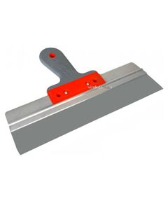 Шпатель фасадний нержавіючий ТМ TYTAN 150x60 мм, двокомпонентна ручка, фото  | SNABZHENIE.com.ua