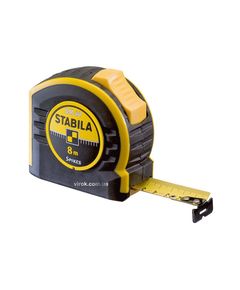 Рулетка STABILA Type BM40 : L= 8 м х 25 мм, поліамідне покриття стрічки, гачок Spikes, фото  | SNABZHENIE.com.ua