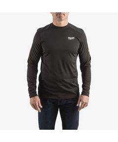 Футболка MILWAUKEE WWLS, дышащая, черная, длинный рукав, размер S, фото  | SNABZHENIE.com.ua