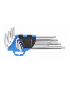 Набор Г-образных ключей TORX CrV, 9 шт. HOEGERT HT1W809, фото  | SNABZHENIE.com.ua