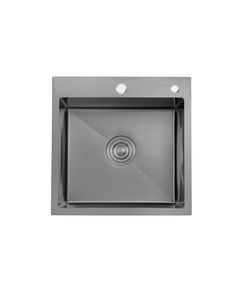 Кухонная мойка Kroner KRP Schwarze 4545HM PVD, фото  | SNABZHENIE.com.ua