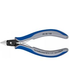 Боковые кусачки KNIPEX 79 42 125 для электроники, 125 мм, фото  | SNABZHENIE.com.ua