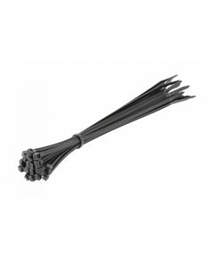 Нейлоновые стяжки 3,6x200 мм, 25 шт., черные, фото  | SNABZHENIE.com.ua