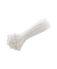 Нейлоновые стяжки 4,8 x 200 мм, 100 шт., белые, фото  | SNABZHENIE.com.ua
