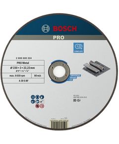 Круг отрезной 230х3,0х22,23 мм по металлу BOSCH Expert for Metal 2608600324, фото  | SNABZHENIE.com.ua