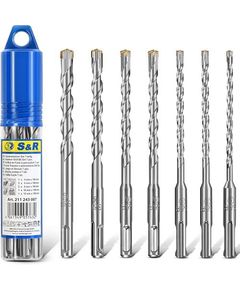 Набор буров S&R Master 4 Plus Zentro, 7 шт в тубусе, фото  | SNABZHENIE.com.ua