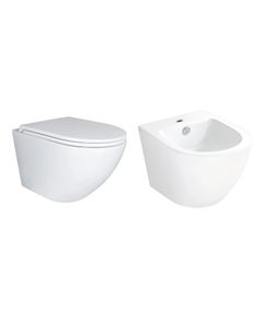 Комплект Qtap Robin 2 в 1: унитаз Ultra Quiet + биде, фото  | SNABZHENIE.com.ua