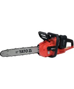 Аккумуляторная цепная пила YATO 36 В, шина 16/40 см, 56 звеньев, фото  | SNABZHENIE.com.ua